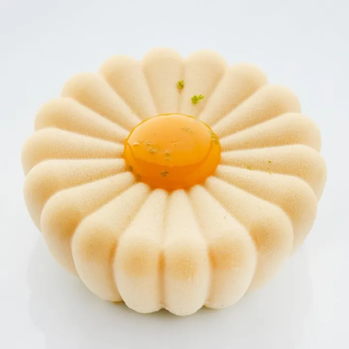 Silicone flower mold, 6 pieces