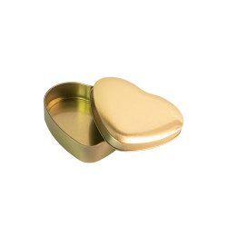Guetzlidose Herz Gold, 123 x 120 x 30 mm