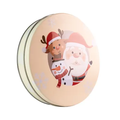 Cookie tin winter greetings Ø 180 x 40 mm