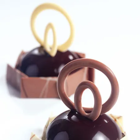 Stampo per cioccolato per decorazioni a cerchio