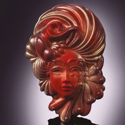 Chocolate mold Lady Mask