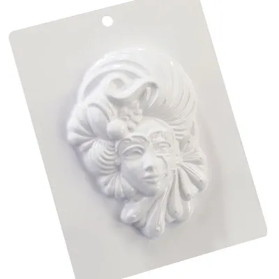 Schokoladenform Lady Maske