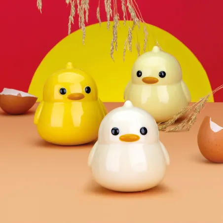 Chocolate mold 3D chick Charlie, 6 pieces