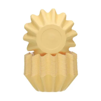 Stampi per cupcakes Bloom giallo, 48 pezzi