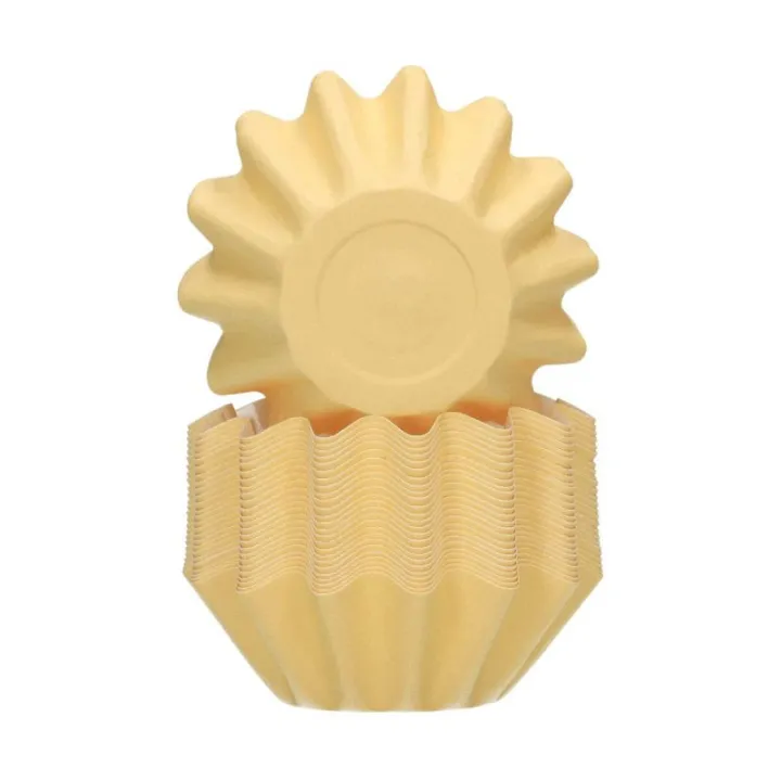 Cupcakes Förmchen Bloom Gelb, 48 Stück