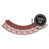 Cupcake Wrapper Coeur Marron, 12 pièces