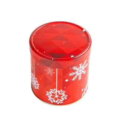 Cookie tin snowflake Ø 117 x 120 mm
