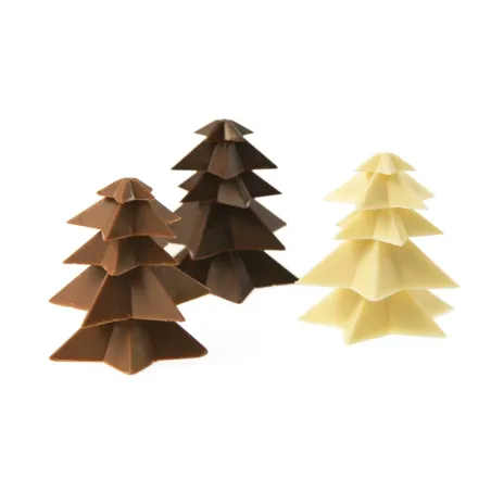 Chocolate mold stars & firs