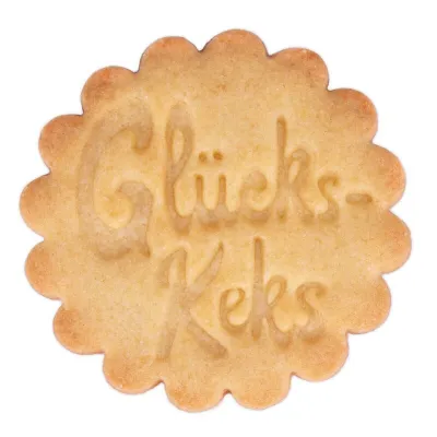 Cookie cutter with ejector fortune cookie