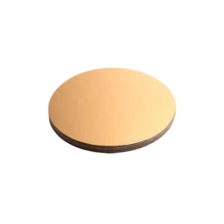 Cake base gold Ø 18 cm 5 pieces