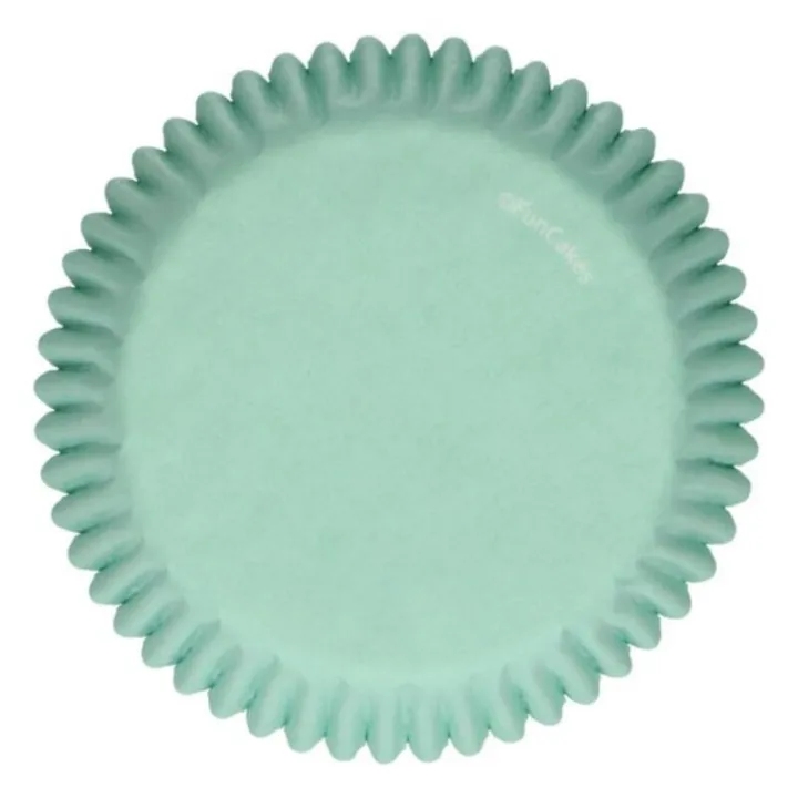 FunCakes Moules à cupcakes vert menthe, 48 pièces