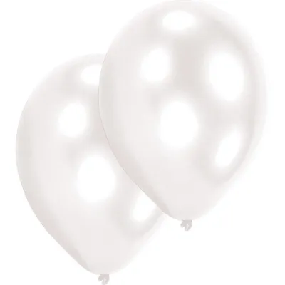 Luftballons Weiss, 10 Stück