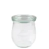 WECK Tulpen-Gläser 220 ml, 12 Stück inkl. Glasdeckel
