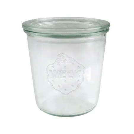 Bicchieri WECK, 580 ml con bordo rotondo da 100 mm, 6 pezzi incl. coperchi in vetro