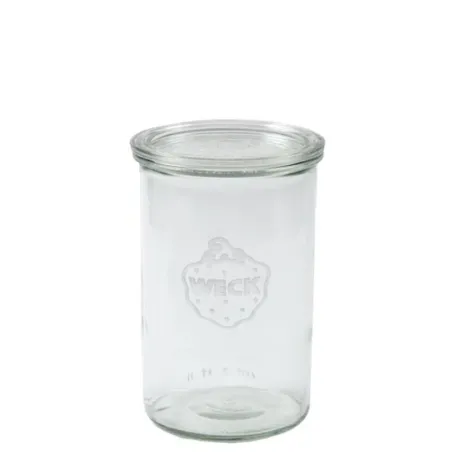 Bicchieri WECK da 160 ml con bordo rotondo da 60 mm, 12 pezzi incl. coperchi in vetro