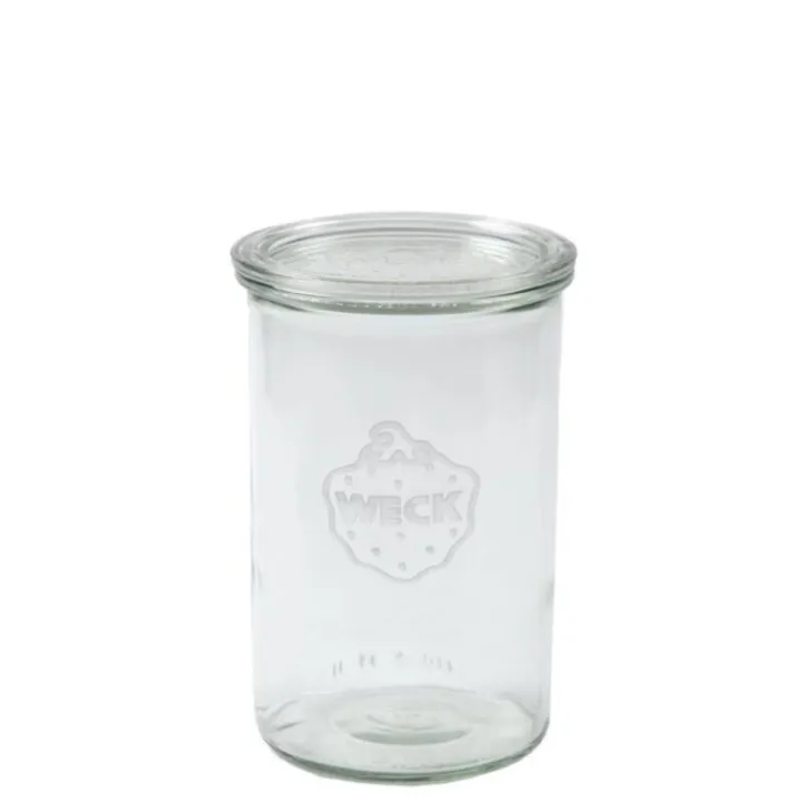 Bicchieri WECK da 160 ml con bordo rotondo da 60 mm, 12 pezzi incl. coperchi in vetro