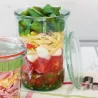 WECK tumblers 160 ml with 60 mm round rim, 12 pieces incl. glass lids