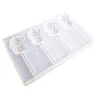 Lolly chocolate mold snowman