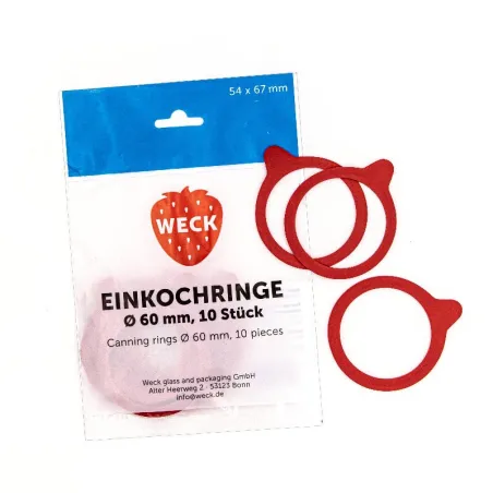 WECK boiling rings for opening ø 80 mm, 10 pieces