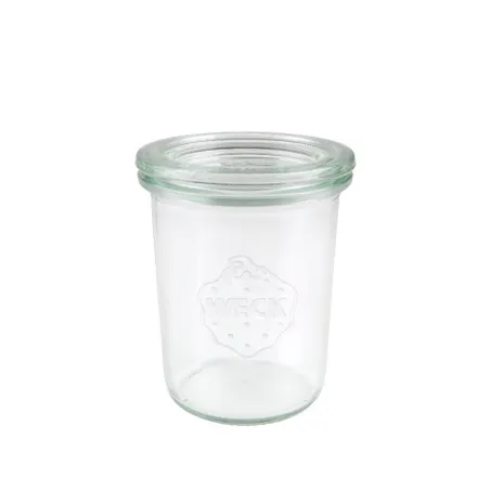 WECK tumblers 160 ml with 60 mm round rim, 12 pieces incl. glass lids