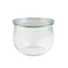 Barattoli WECK a tulipano, 580 ml con bordo rotondo da 100 mm, 6 pezzi incl. coperchio in vetro