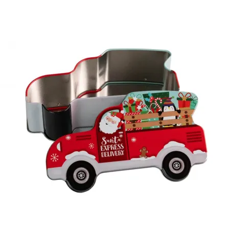 Boîte à biscuits Santa Express Delivery, 190 x 63 x 110 mm