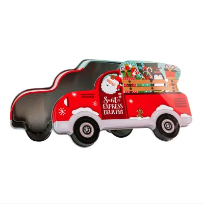 Boîte à biscuits Santa Express Delivery, 190 x 63 x 110 mm