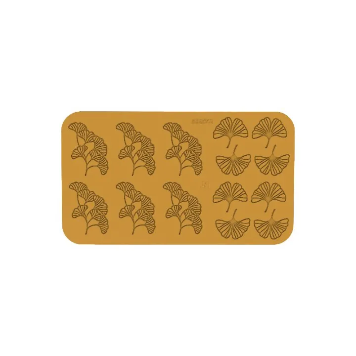 Stampo in silicone Hüppen Ginkgo, 2 in 1