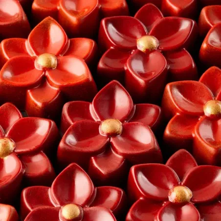 Moule à pralines Bouquet de fleurs, 24 pièces