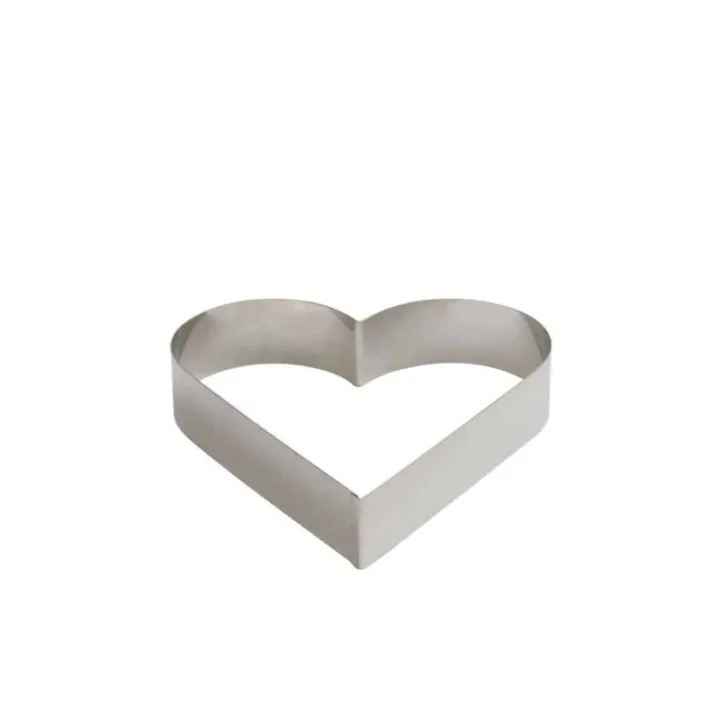 Cake ring Heart Ø 10 cm x 4.5 cm for heartfelt baked goods