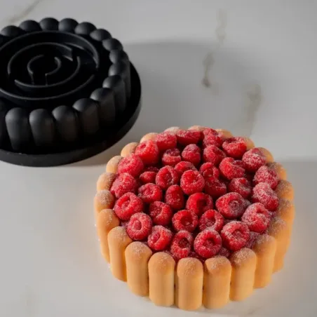 Round silicone mold Charlotte, Ø 17 cm