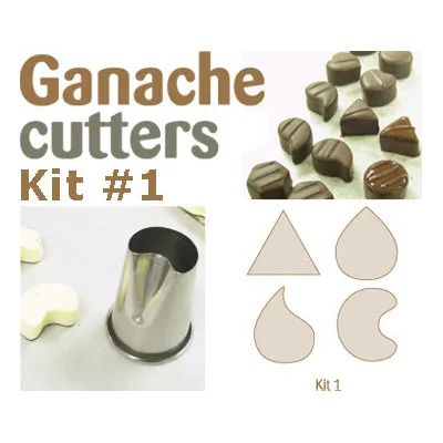 Set di cutter per ganache 1, 4 pezzi