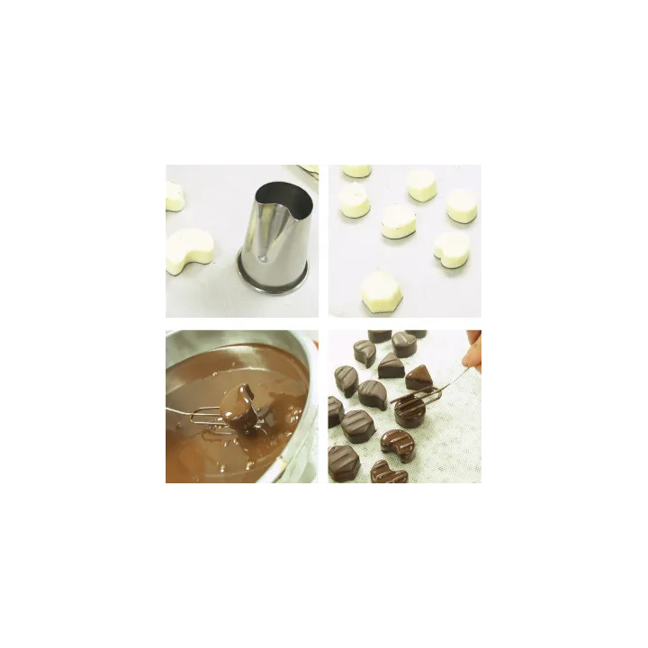 Ganache Ausstecher Set 1, 4-teilig