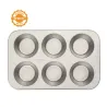 Teglia per cupcake per 6 cupcake giganti