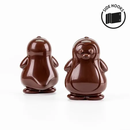 Moule à chocolat 3D Piguin, 4 pièces