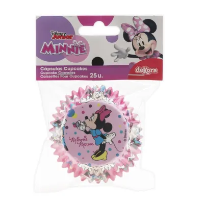 Stampi per cupcake Minnie Mouse, 25 pezzi