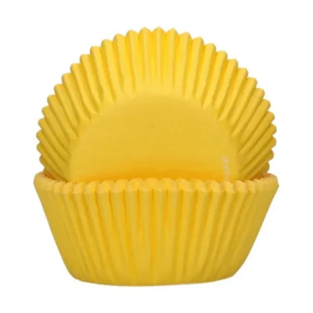 FunCakes cupcake baking cups yellow, 48 pieces