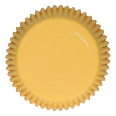 FunCakes cupcake baking cups yellow, 48 pieces