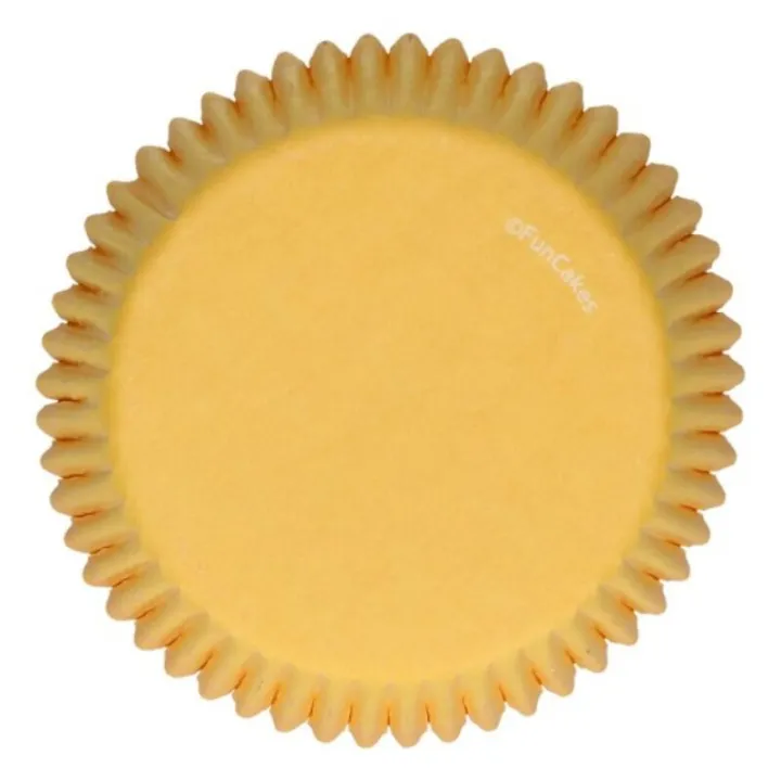 FunCakes cupcake baking cups yellow, 48 pieces