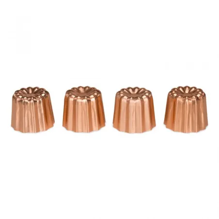 Canelé baking tin, 4 pieces