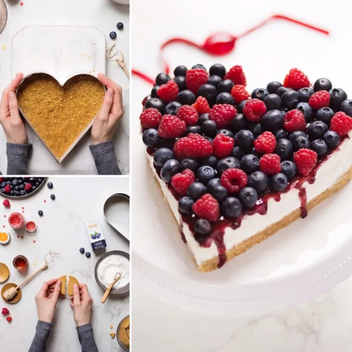 Cake ring Heart Ø 8 cm x 4.5 cm for elegant cakes and cookies