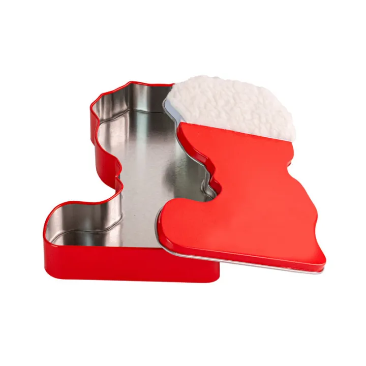 Boîte à biscuits Botte de Noël, 110 x 155 x 30 mm
