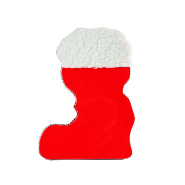 Boîte à biscuits Botte de Noël, 110 x 155 x 30 mm
