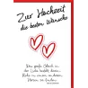 Hochzeitskarte Beste Wünsche