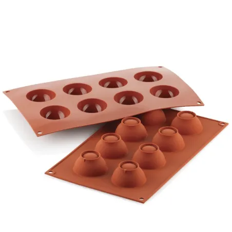 Silikomart silicone mold hemisphere Ø 5 cm, 8 pieces