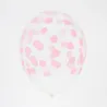 Ballon mit Rosa Punkten, 5 Stück