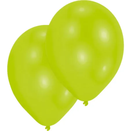 Luftballons Limettengrün, 10 Stück