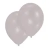 Metallic silver balloon, 10 pieces