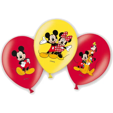 Micky Maus Luftballons, 6 Stück