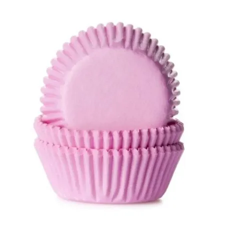 Mini cupcake molds pink, 60 pieces